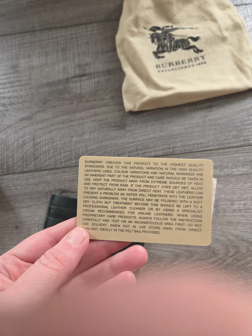 Burberry Leather Cardholder